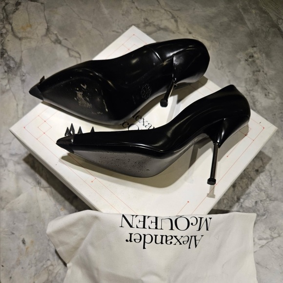 Alexander McQueen Black Studded Heels - worn once! - Picture 6 of 7